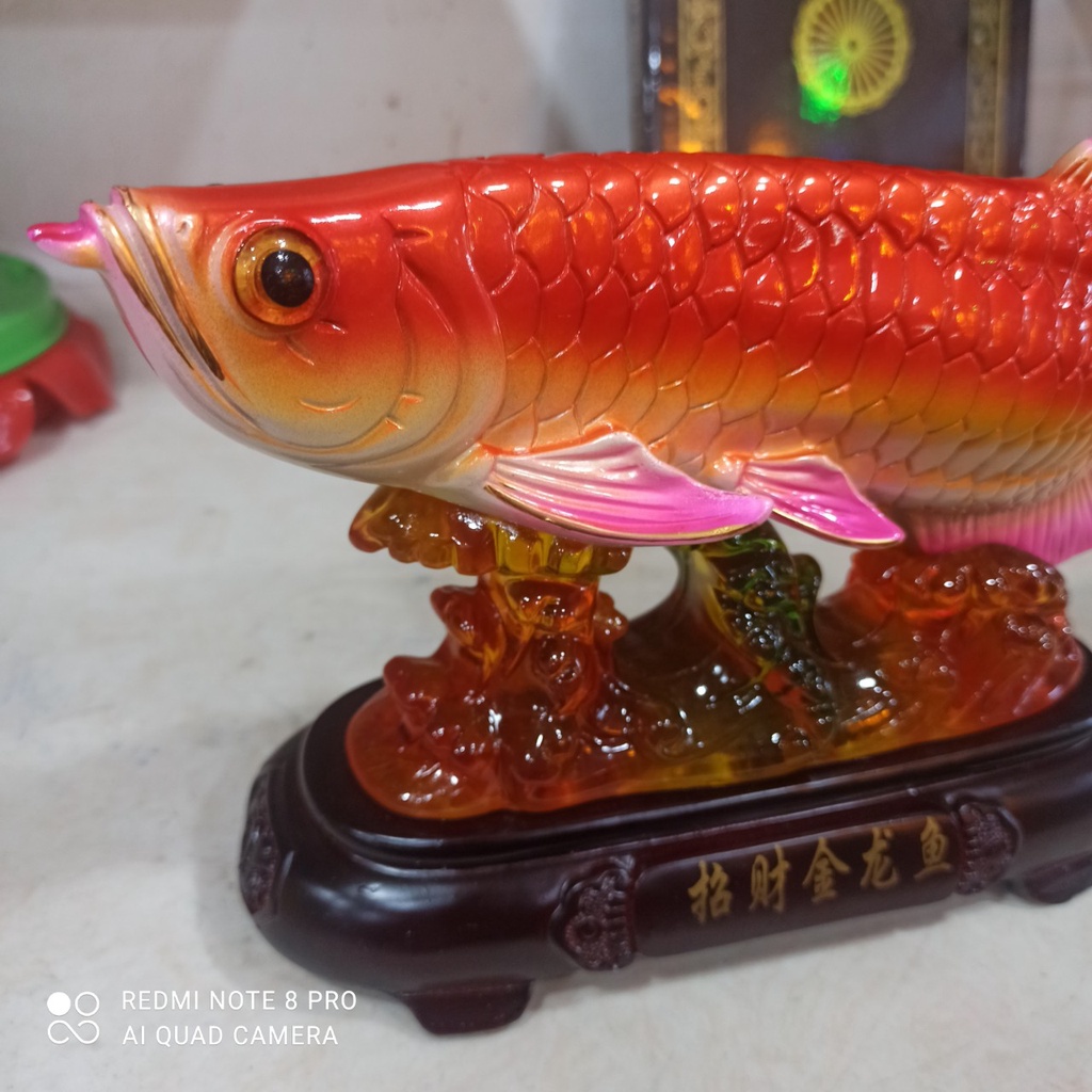 Tượng Kim long ngư chiêu tài lộc - Tượng cá phong thủy