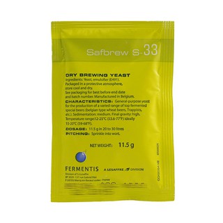 Men nấu bia Fermentis SafAle S-33