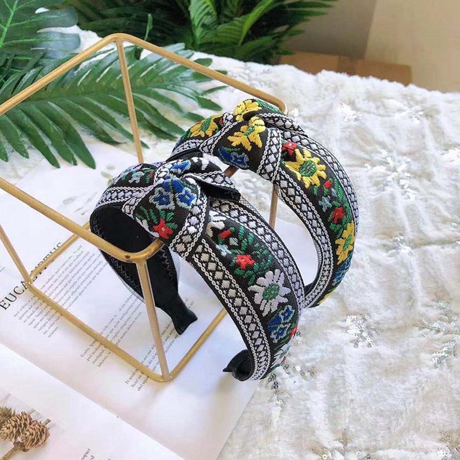 Băng Đô Vải Ren Hoa Xinh Xắn Cho Nữ