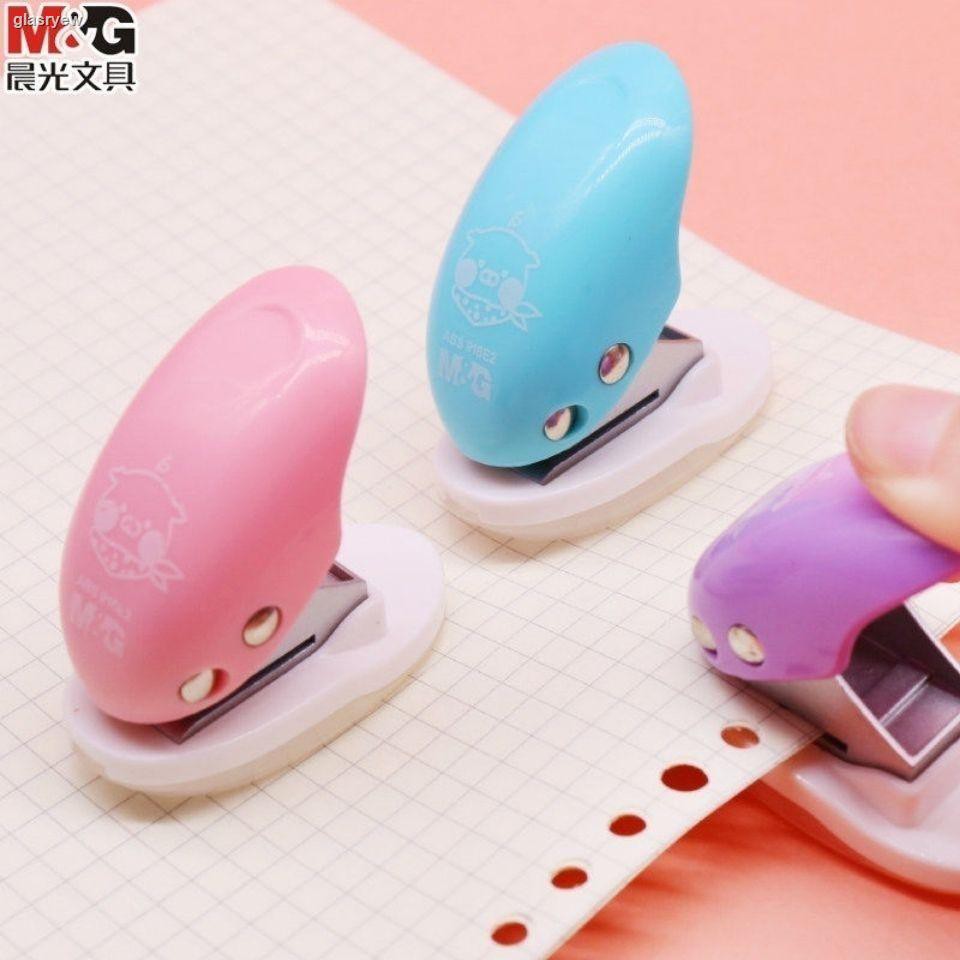 Máy Bấm Lỗ Giấy Mini Hình Tròn Dễ Thương