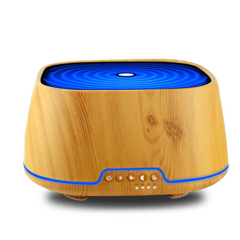 Máy Khuếch Tán Tinh Dầu Phun Sương Tạo Độ Ẩm GULIFE DV68 Mẫu đế vuông kết hợp Đèn Ngủ LED 7 Màu - bảo hành 12 tháng