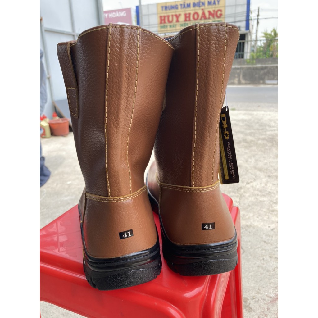 Ủng da bảo hộ DH nâu