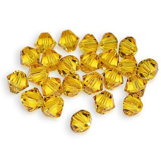 Hạt pha lê swarovski 5328 - size 4mm - màu 292 sunflower