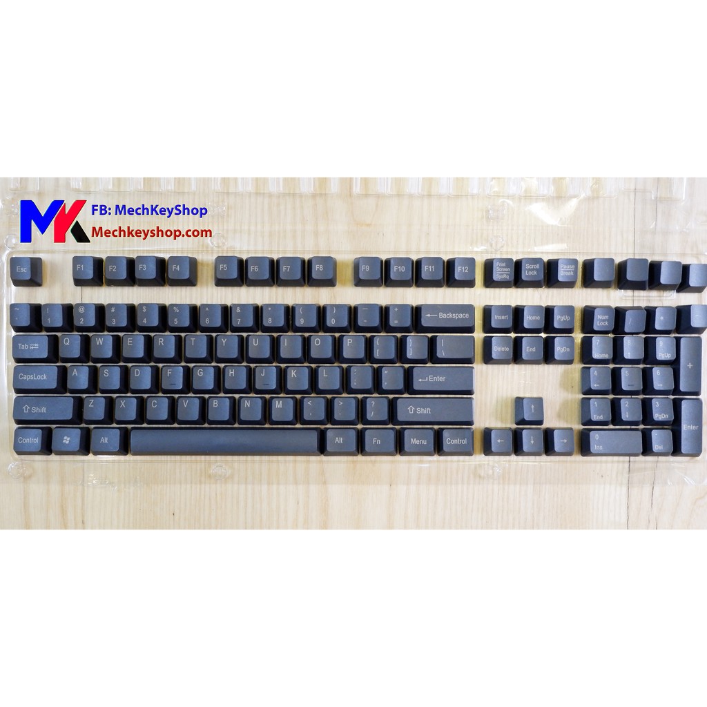 Bộ keycap 108 phím Thick PBT, Black