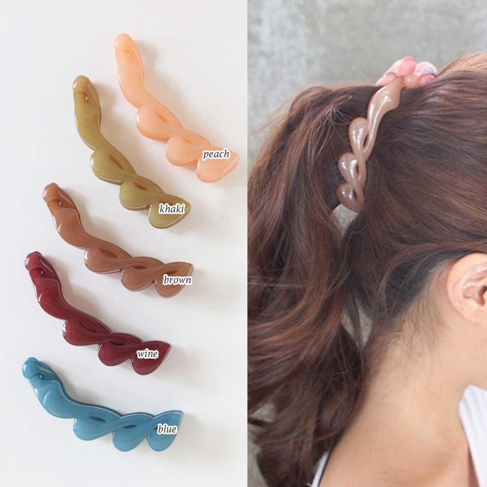 Set 2 Kẹp Tóc Dạng Đứng Chống Trượt Nhiều Màu Sắc Dành Cho Nữ