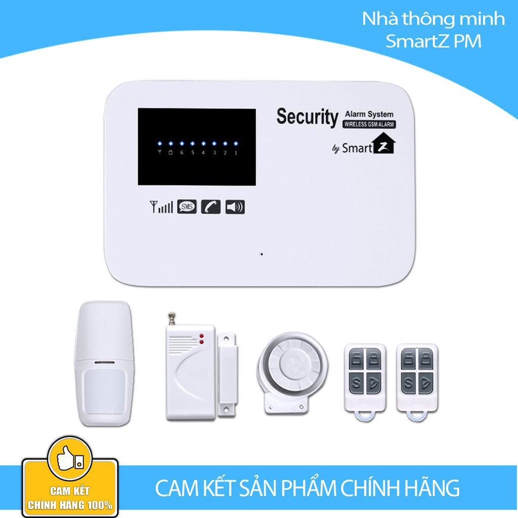 [Hàng cao cấp] Bộ Báo Động Chống Trộm Dùng Sim GSM SmartZ GS09