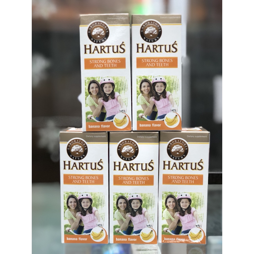 Canxi SINH HỌC Hartus nhập khẩu Châu Âu - Bổ sung Canxi, vitamin K+D3 - Phát triển chiều cao Tối Đa