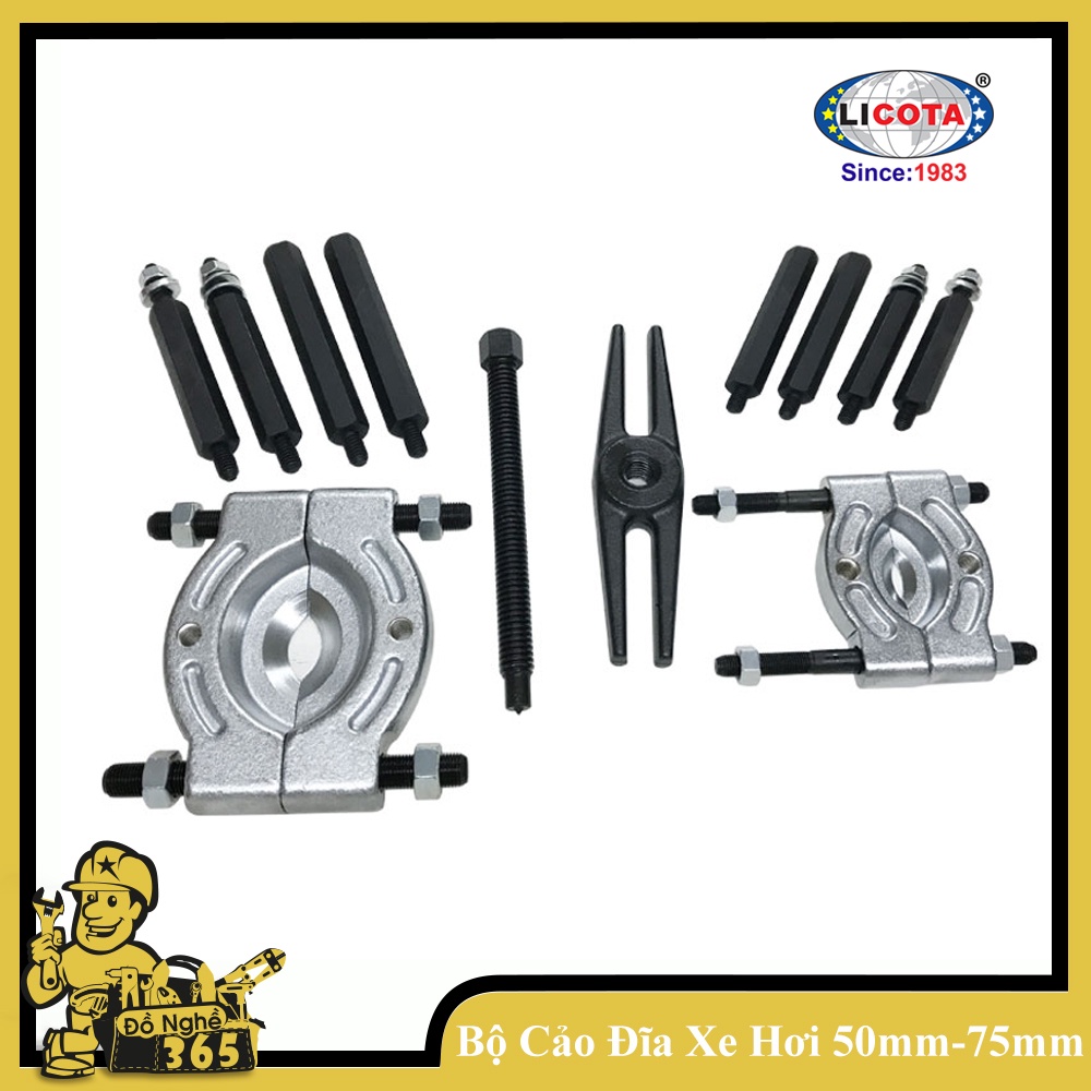 Bộ cảo dĩa 2 dĩa 50mm~75mm Licota