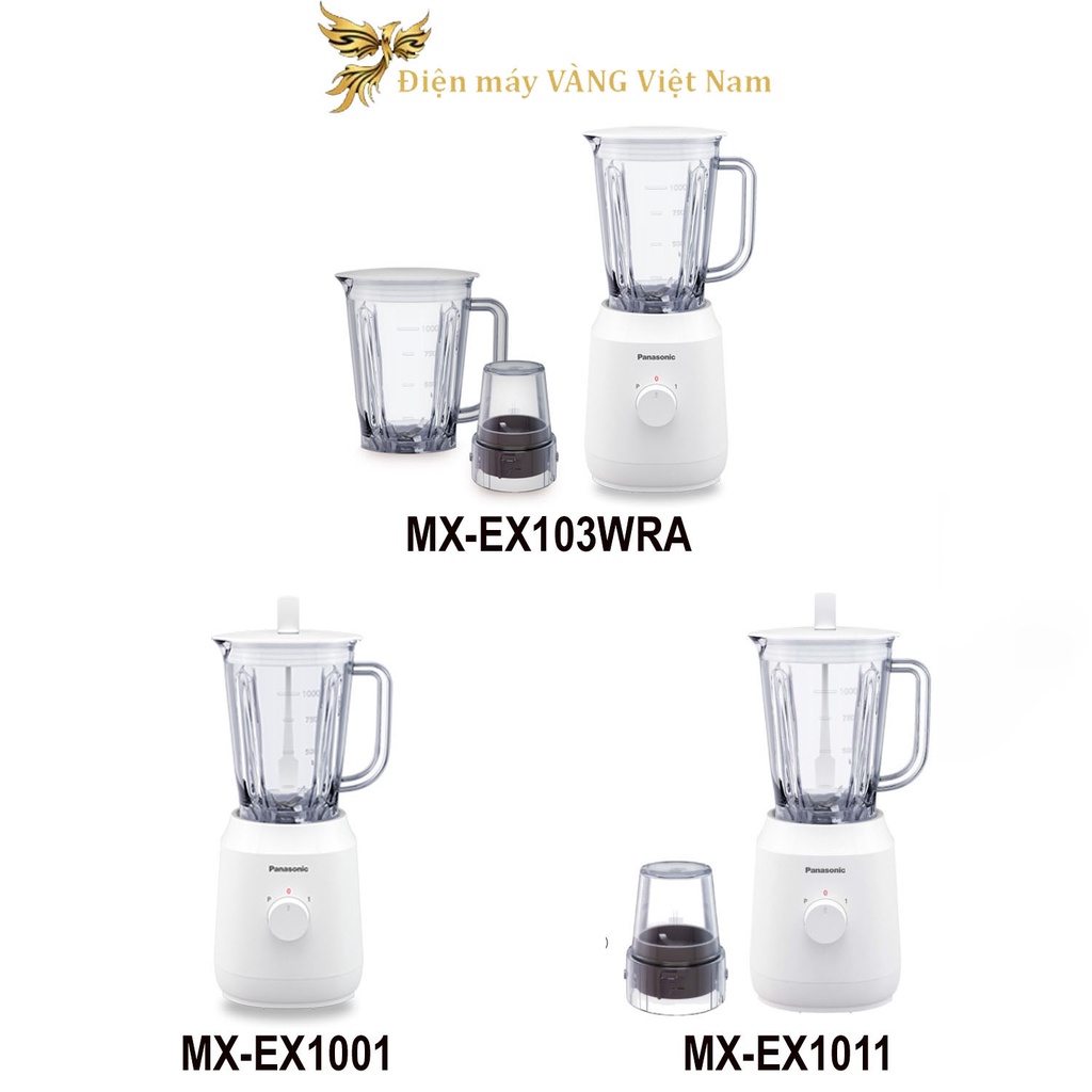 Máy xay sinh tố Panasonic MX-EX1001WRA MX-EX1011WRA MX-EX1031WRA công suất 450W - dung tích 1l - cối nhựa kháng vỡ