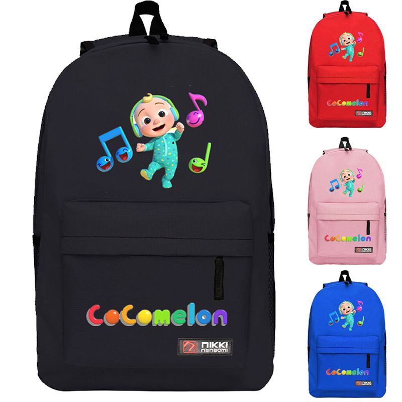 Cocomelon School Backpack Printing ChildrenTeenage Girls Daily Laptop Backpacks