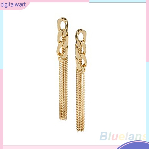 Bông tai dáng dài dạng tua kiểu dáng cổ điển thời trang dành cho nữ