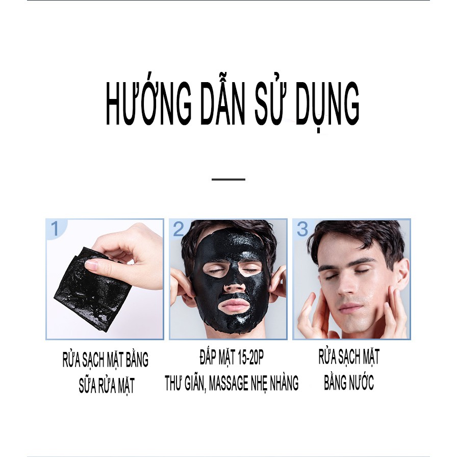 Mặt Nạ giấy Bingju Kiểm Soát Dầu Dưỡng Ẩm Cho Nam