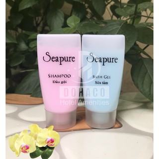 Combo 50 chai dầu gội + 50 sữa tắm khách sạn