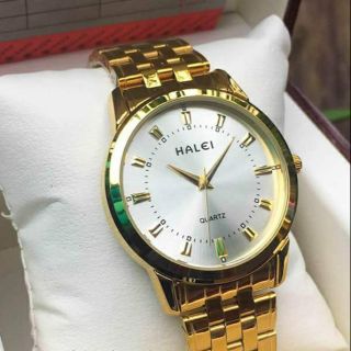 Đồng nam halei mã 502 dây vàng mặt trắng