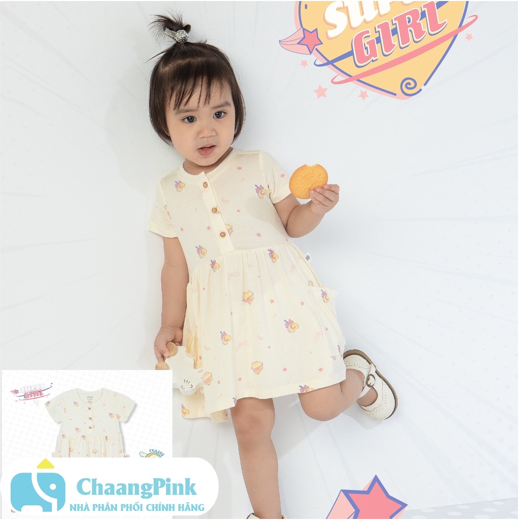 Chaang Váy babydoll hero trắng