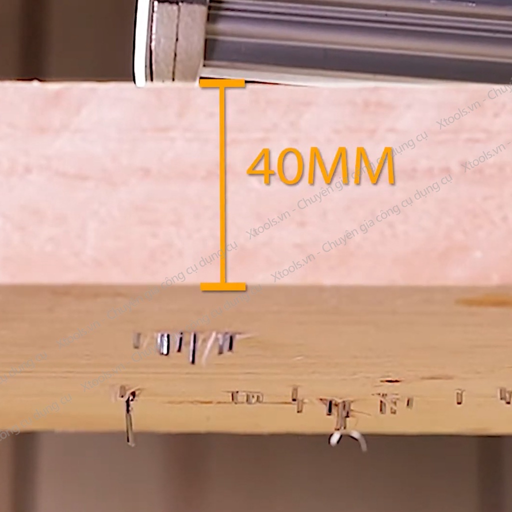 Súng bắn đinh gỗ cầm tay dùng khí nén INGCO ABN10301-3. Máy bắn đinh thẳng Ga18,1.25x1.00mm đinh 10-30mm 60-100Psi