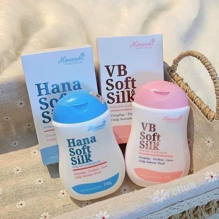 DUNG DỊCH VỆ SINH PHỤ NỮ HANA SOFT SILK THƠM LÂU CAM KẾT 100% CHÍNH HÃNG HANAYUKI