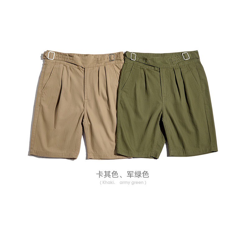 Quần short MADEN lưng cao phong cách quân đội thời trang trẻ trung dành cho nam