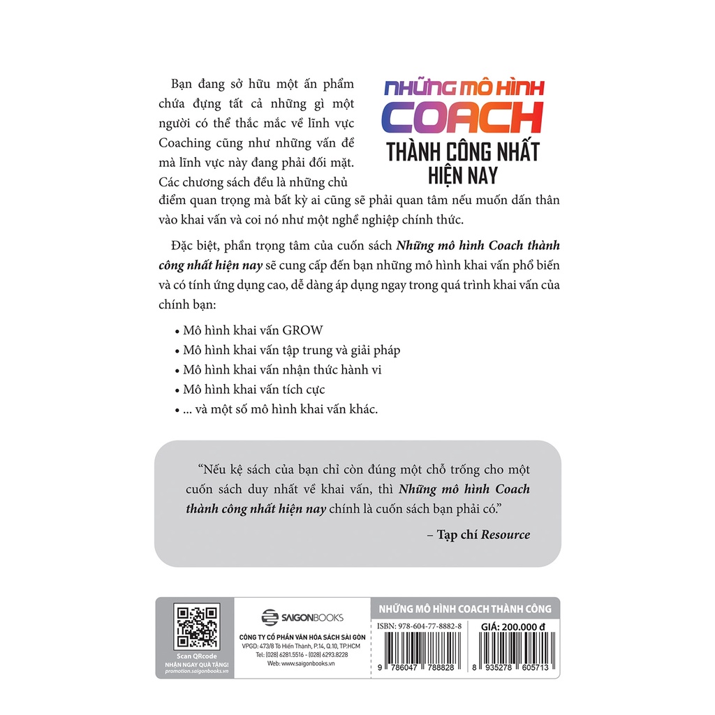 Sách Những Mô Hình Coach Thành Công Nhất Hiện Nay