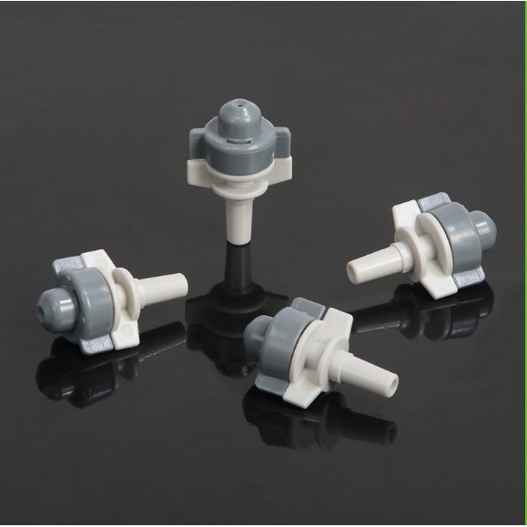 Béc phun sương tưới lan 1 hướng 1 đầu kèm khởi thủy 4/7 , Tê 8, chân ren 21, Ống PVC nối,cút, T ren đồng 21