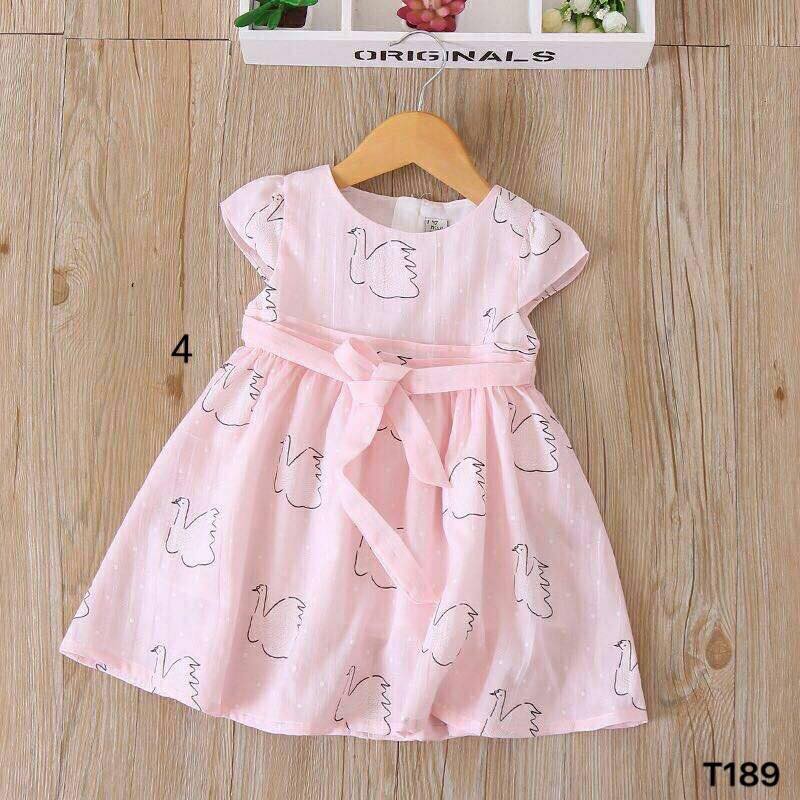 GV018 Váy bg Next thô 3-7t mềm mát , lót trong xô mềm (form nhỏ)