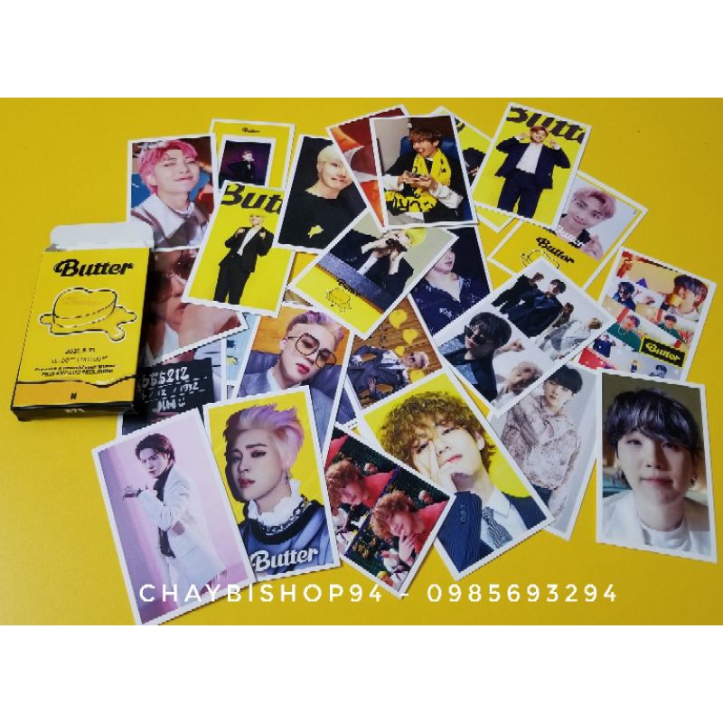 Hộp 30 Lomo card ảnh BTS (Butter)