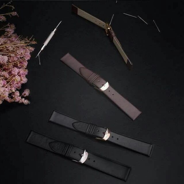 Dây Đồng Hồ Da Dê S19mm, S20mm, S22mm  (Tặng kèm dụng cụ thay dây)