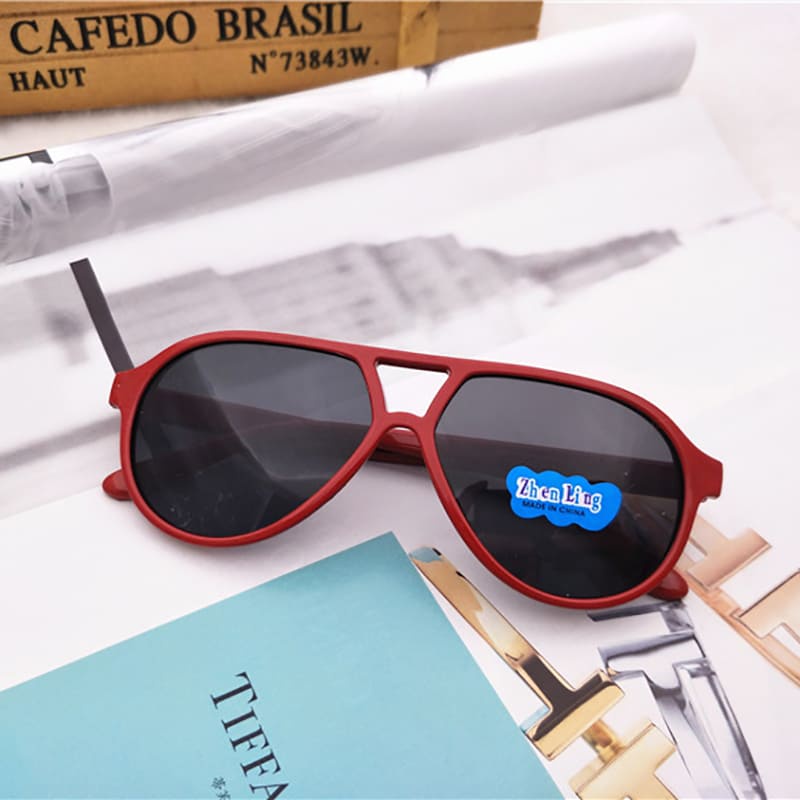 Kính Mát Gọng Màu Sắc Chống Tia UV Thời Trang Mùa Hè Sành Điệu Cho Bé