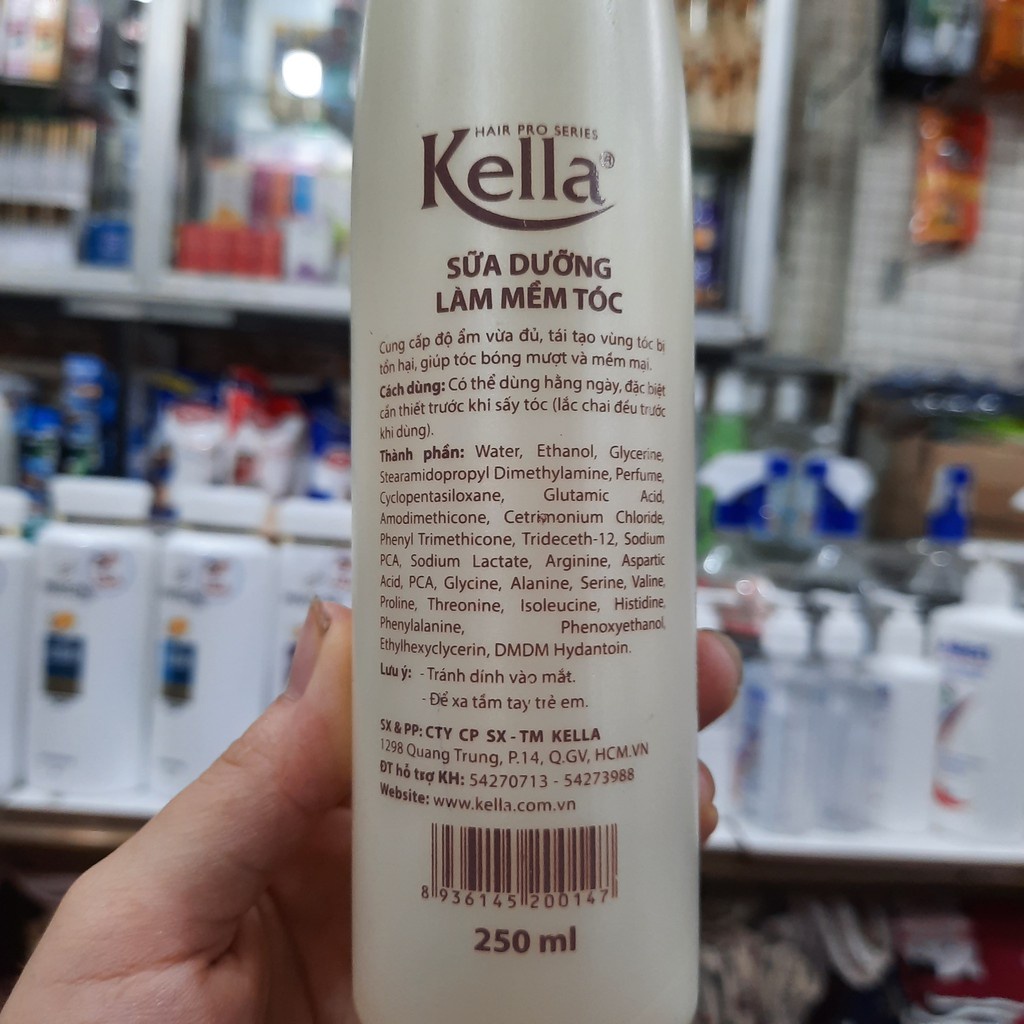 XỊT DƯỠNG TÓC LÀM TÓC KELLA (250ML)