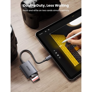 Đầu đọc thẻ SD/TF chuẩn USB Type C Ugreen 80888