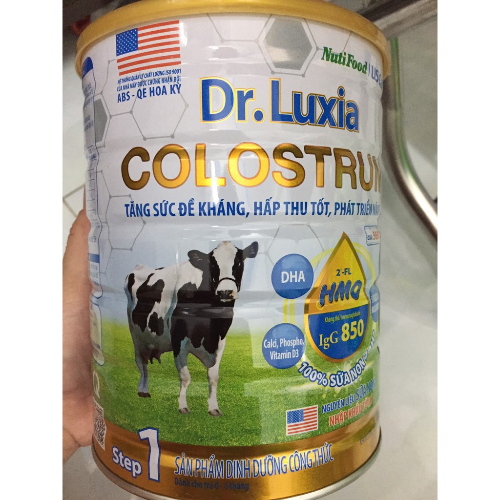 Sữa Dr.Luxia Colostrum Step1+2+3+4 lon 800g -Nutifood