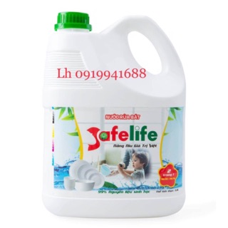Nước rửa bát Sinh học Safelife 2in1, nhanh chóng đánh bay dầu mỡ mà không hại da tay, an toàn, thân thiện với môi trường