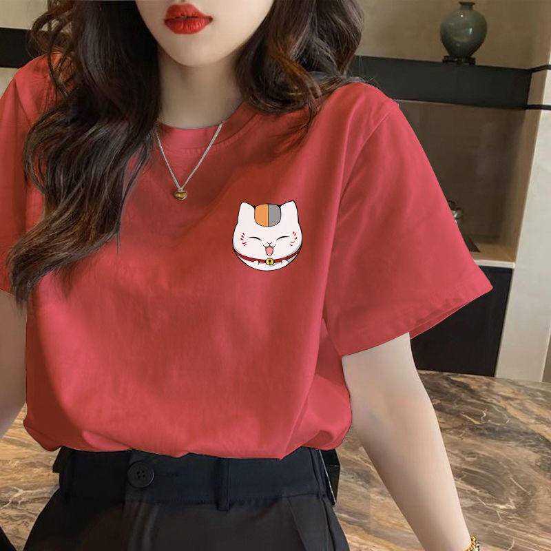 Áo Thun Cotton Tay Ngắn Cổ Tròn Màu Trơn 3D Dáng Rộng Phong Cách Hàn Quốc Đơn Giản Dễ Phối Đồ Dành Cho Nữ