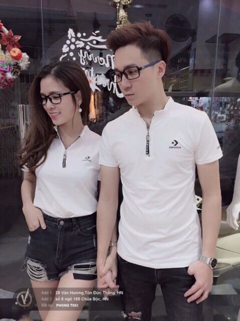 ÁO THUN NAM ĐEN DÂY KÉO Ở CỔ CỰC CHẤT | BigBuy360 - bigbuy360.vn