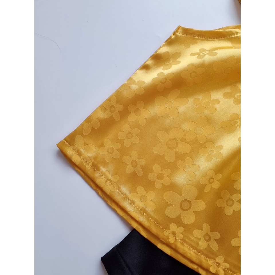 quần áo bé gái Su Shop- SÉT BỘ lụa gấm