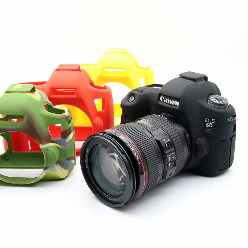 Silicone Vỏ Silicon Mềm Bảo Vệ Cho Máy Ảnh Canon 6d