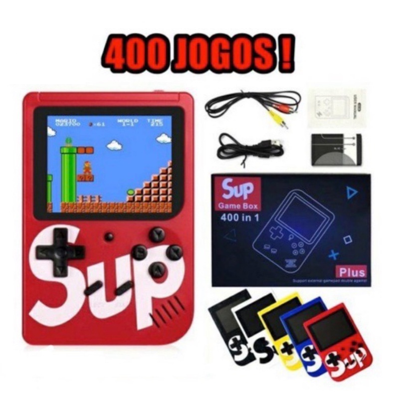 Máy Chơi Game 400 Trò Cổ Điển Có Màn Hình LCD Màu Sắc Cho Bé