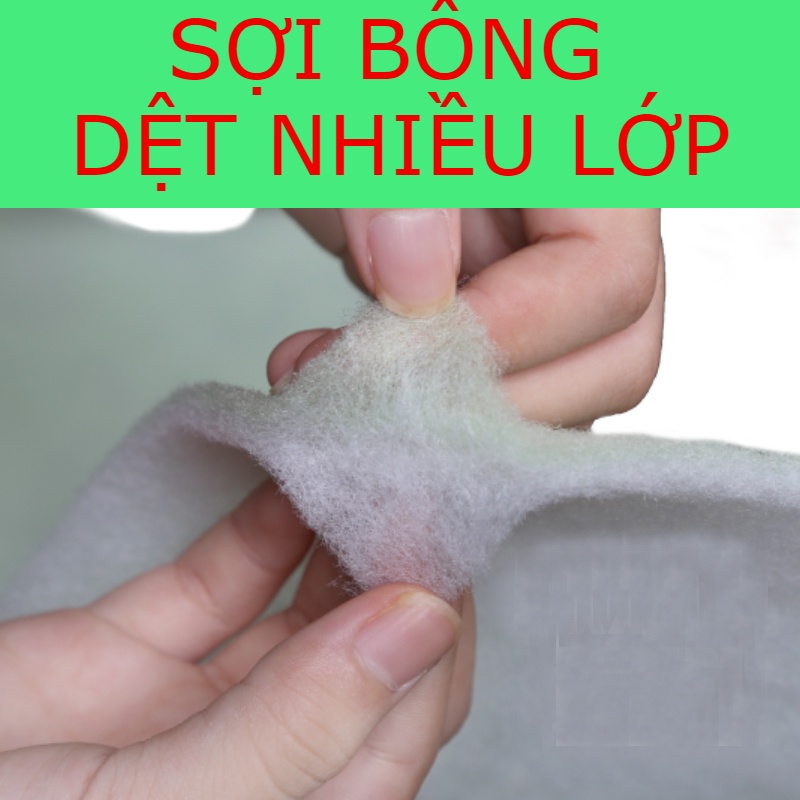 Bông lọc 2 lớp trắng xanh Bông lọc bể cá 120x30x0,9cm ( Vật liệu lọc bể cá ) - giá rẻ