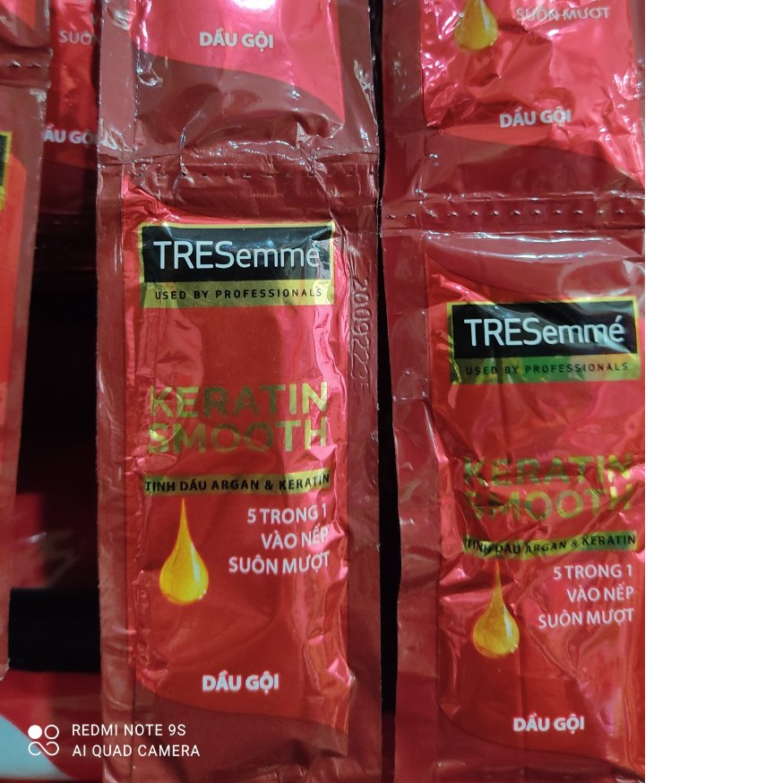 DÂY DẦU GỘI TRESEMME KERATIN SMOOTH 10 gói 7g