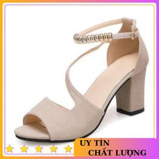 [ HÀNG CAO CẤP Sandan gót vuông 7cm