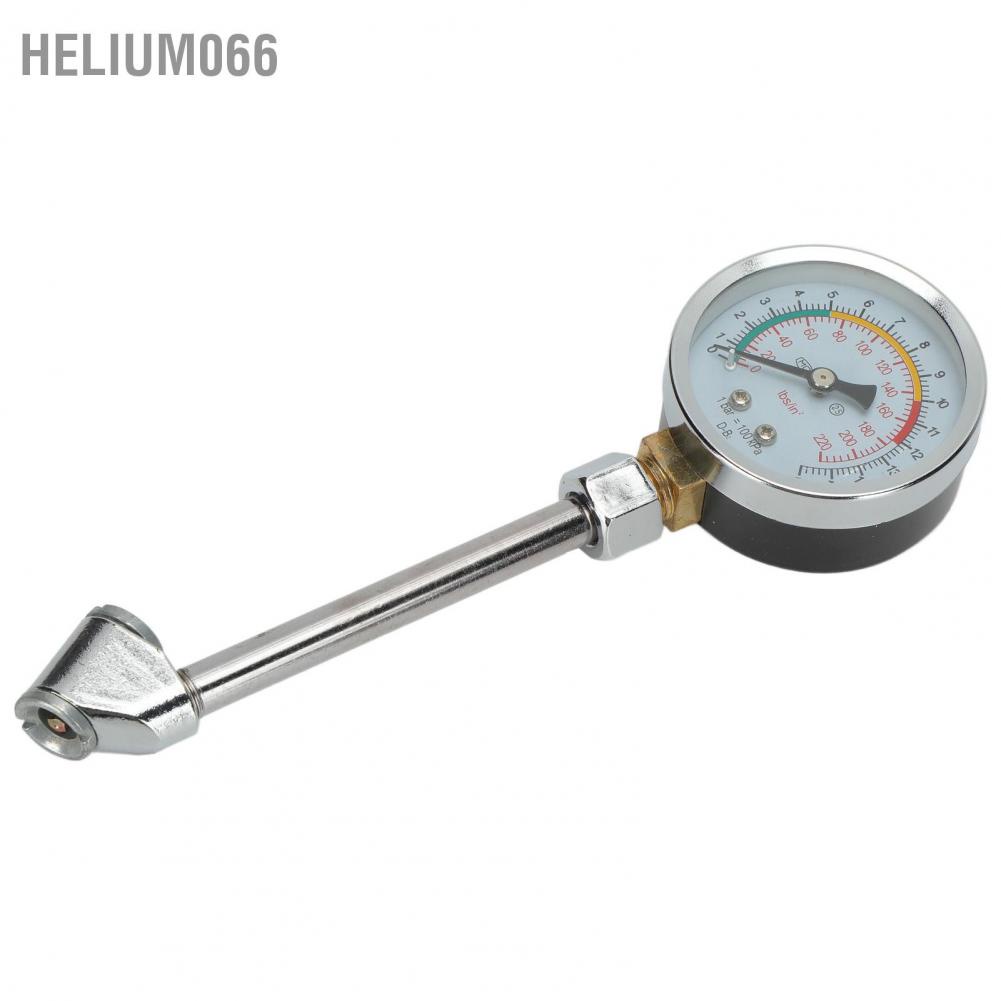 Đồng hồ đo áp suất lốp Độ chính xác cao Công cụ đọc dễ dàng cho xe máy ô tô Helium066