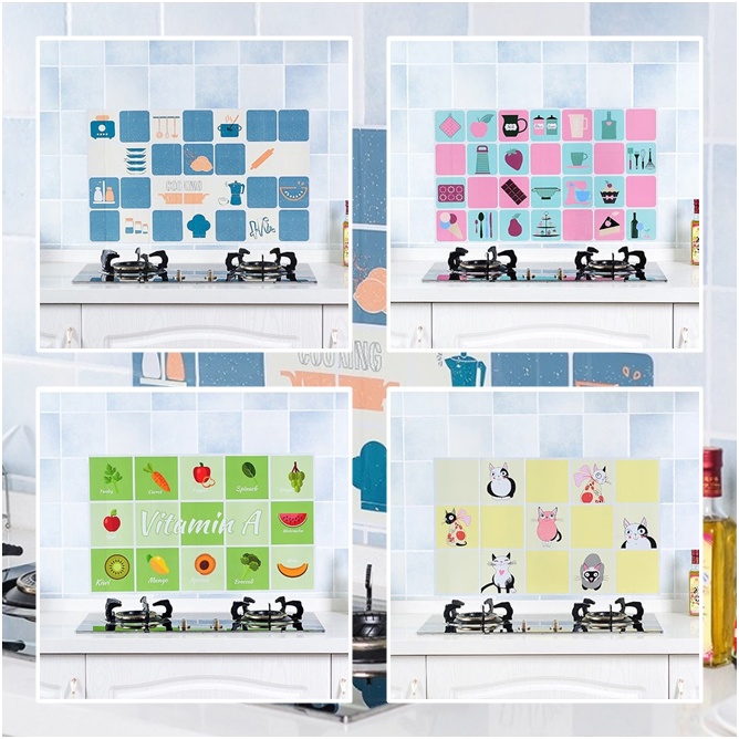 Decal dán tường bếp chống bẩn dầu mỡ