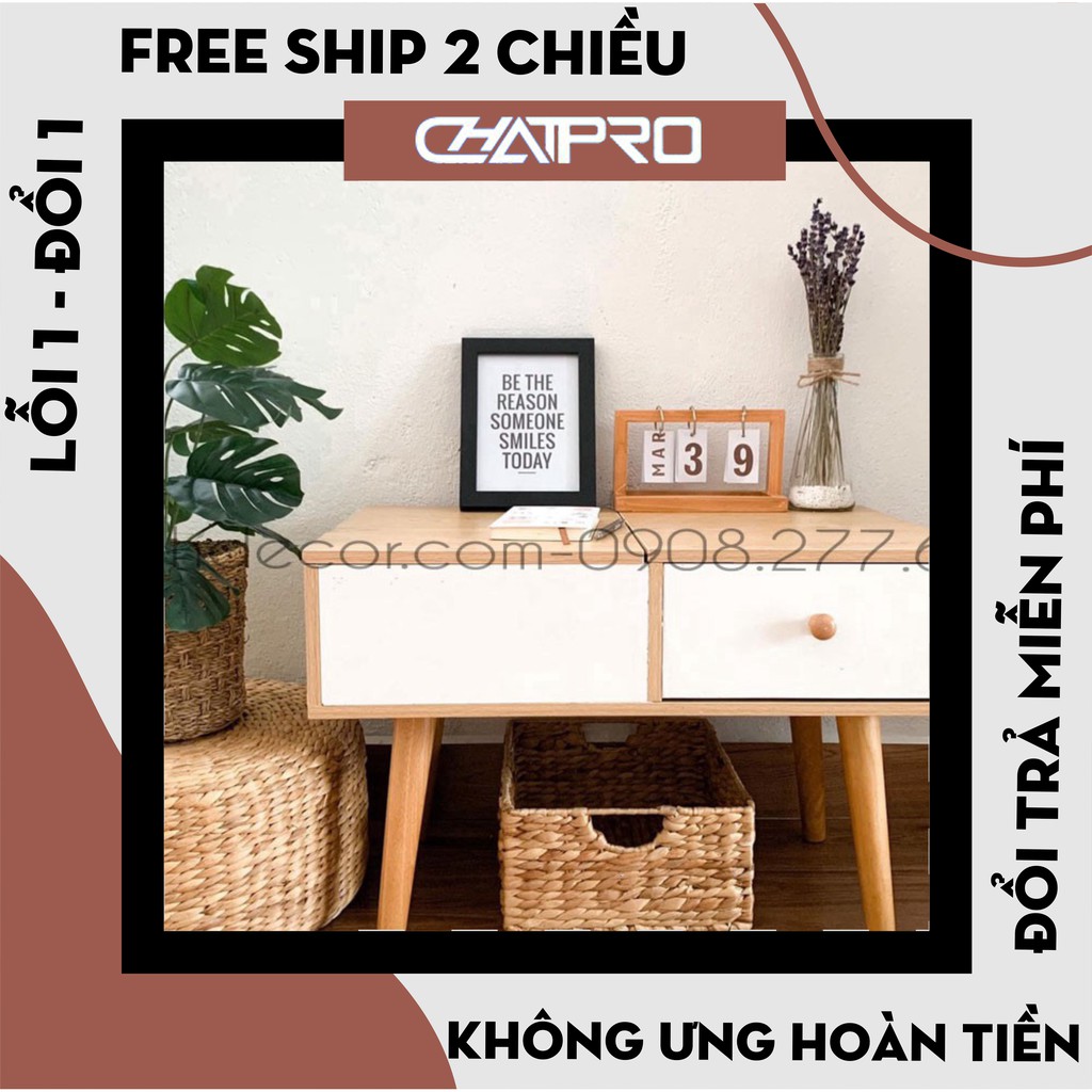 Bàn Trang Điểm Ngồi Bệt Mini Gỗ- Hàng Xuất Khẩu- Bảo hành 1 Năm 1 Đổi 1 - Hiệu MÌNH DECOR