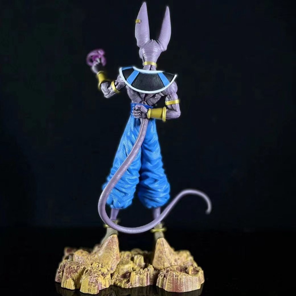 Mô hình nhân vật cao cấp thần hủy diệt Beerus anime dragon ball super -  figure tượng mèo beerus 30cm dragonball