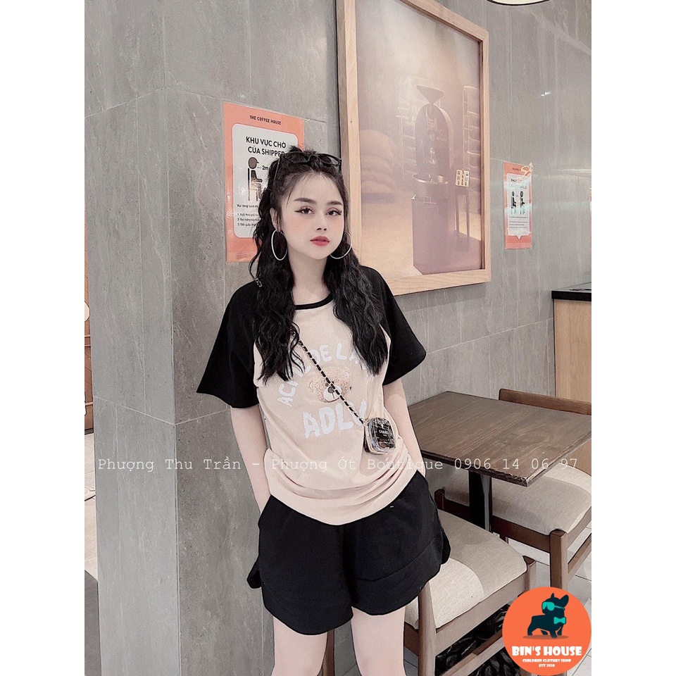 BÁN SỈ BỘ ĐÙI NỮ COTTON ADLV PHỐI MÀU VAI