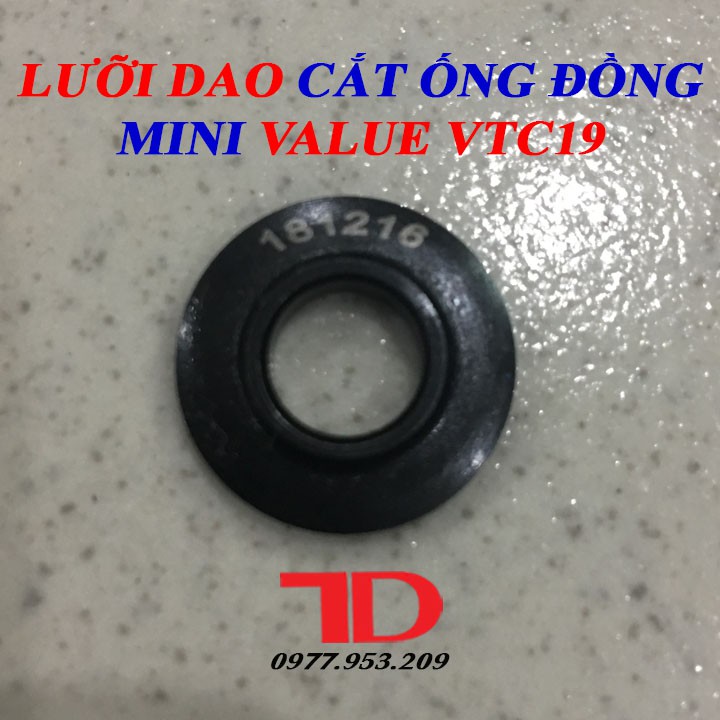 Lưỡi dao cắt ống đồng mini Value VTC19