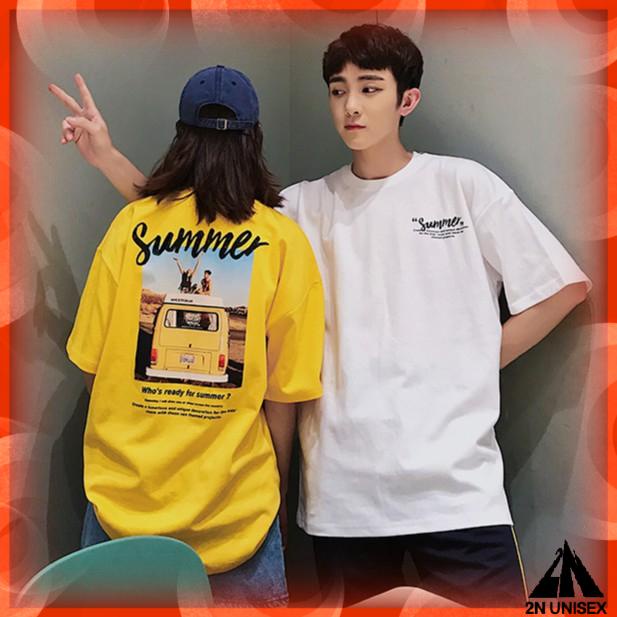 Áo thun tay lỡ form rộng - phông nam nữ cotton oversize - T shirt summer ô tô a - 2N Unisex | BigBuy360 - bigbuy360.vn