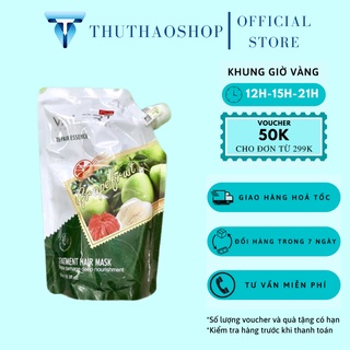 Hấp ủ phục hồi bưởi grapefruit valer 500ml. siêu mềm mượt ngăn rụng tóc