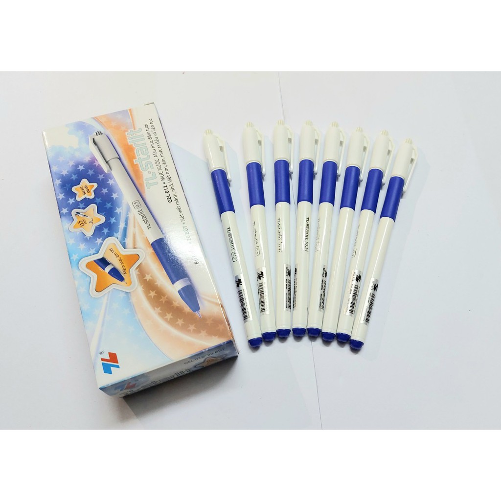 Hộp 20 cây bút nước Thiên Long Gel-012 ngòi 0.5mm - Hàng chính hãng
