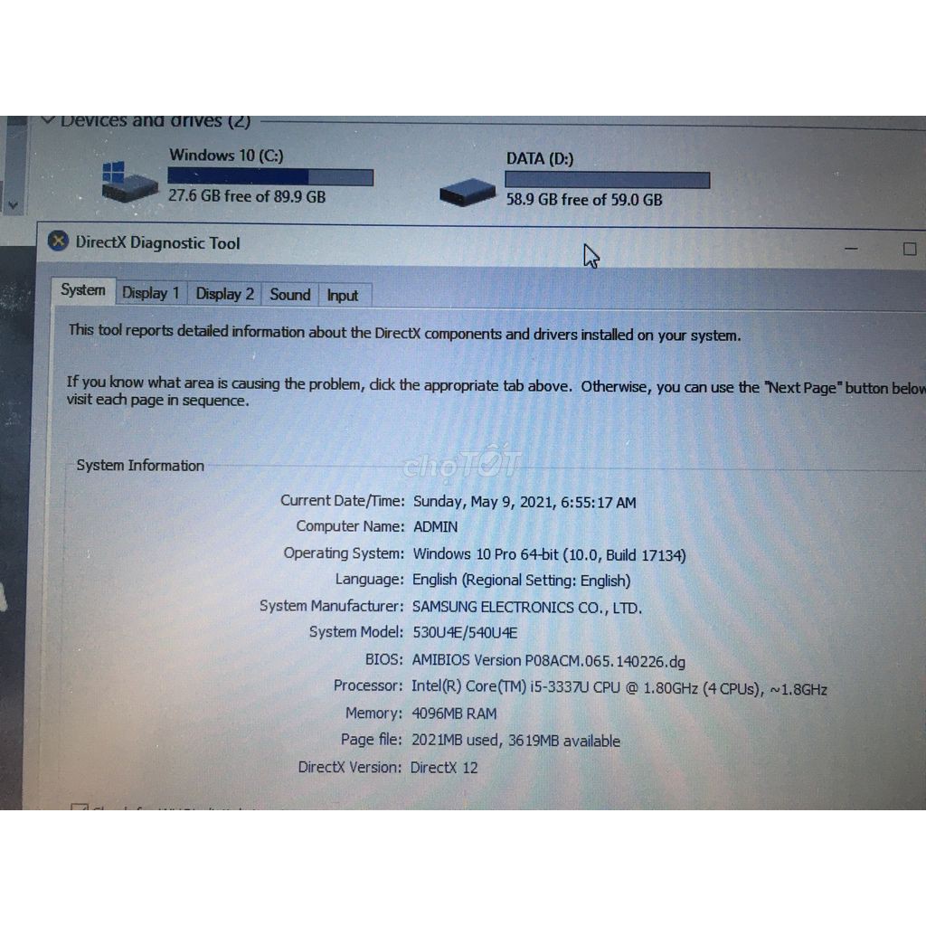 Laptop Samsung ATIV book 540ue4 I5 | BigBuy360 - bigbuy360.vn